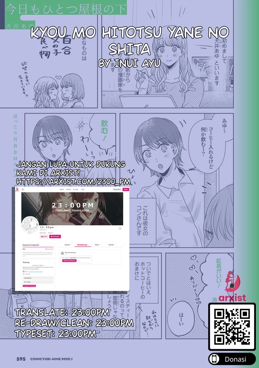 Kyou mo Hitotsu Yane no Shita Kyou mo Hitotsu Yane no Shita